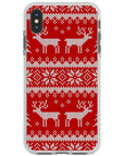 Ugly Sweater Red White Impact iPhone Case