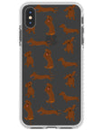 Baby Dachshund Collage Impact iPhone Case