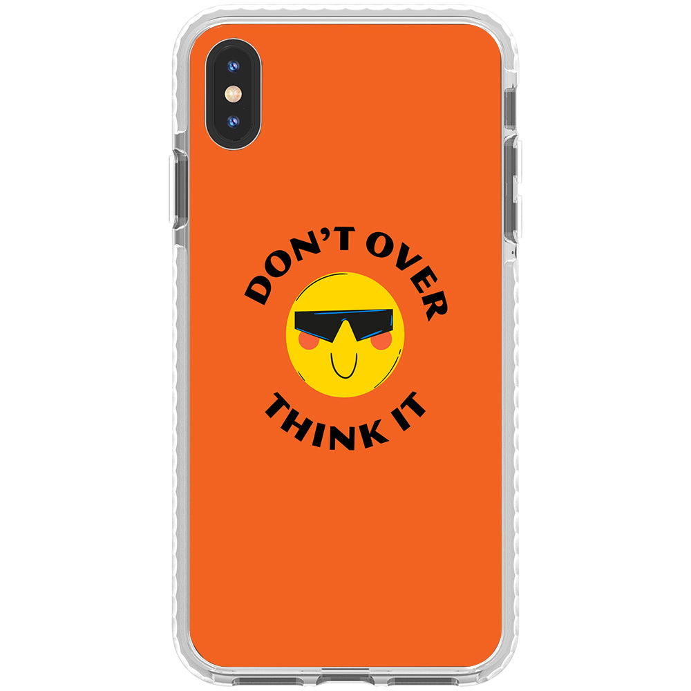 Don&#39;t Overthink Quote Impact iPhone Case