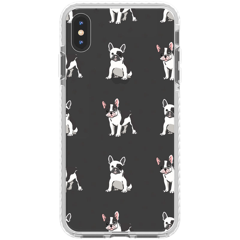 Frenchies Paws Collage Impact iPhone Case