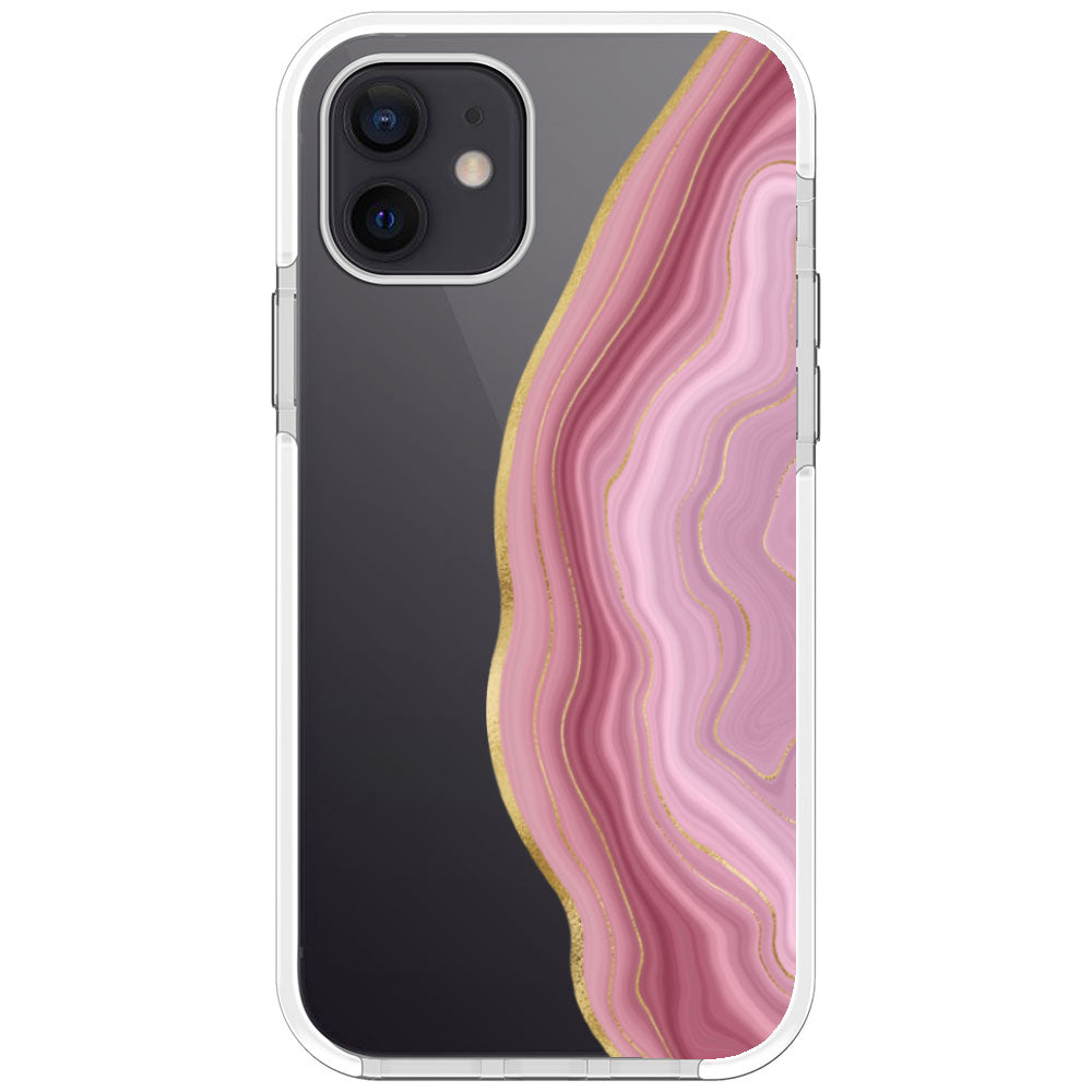 Can Can Pink Agate iPhone Case