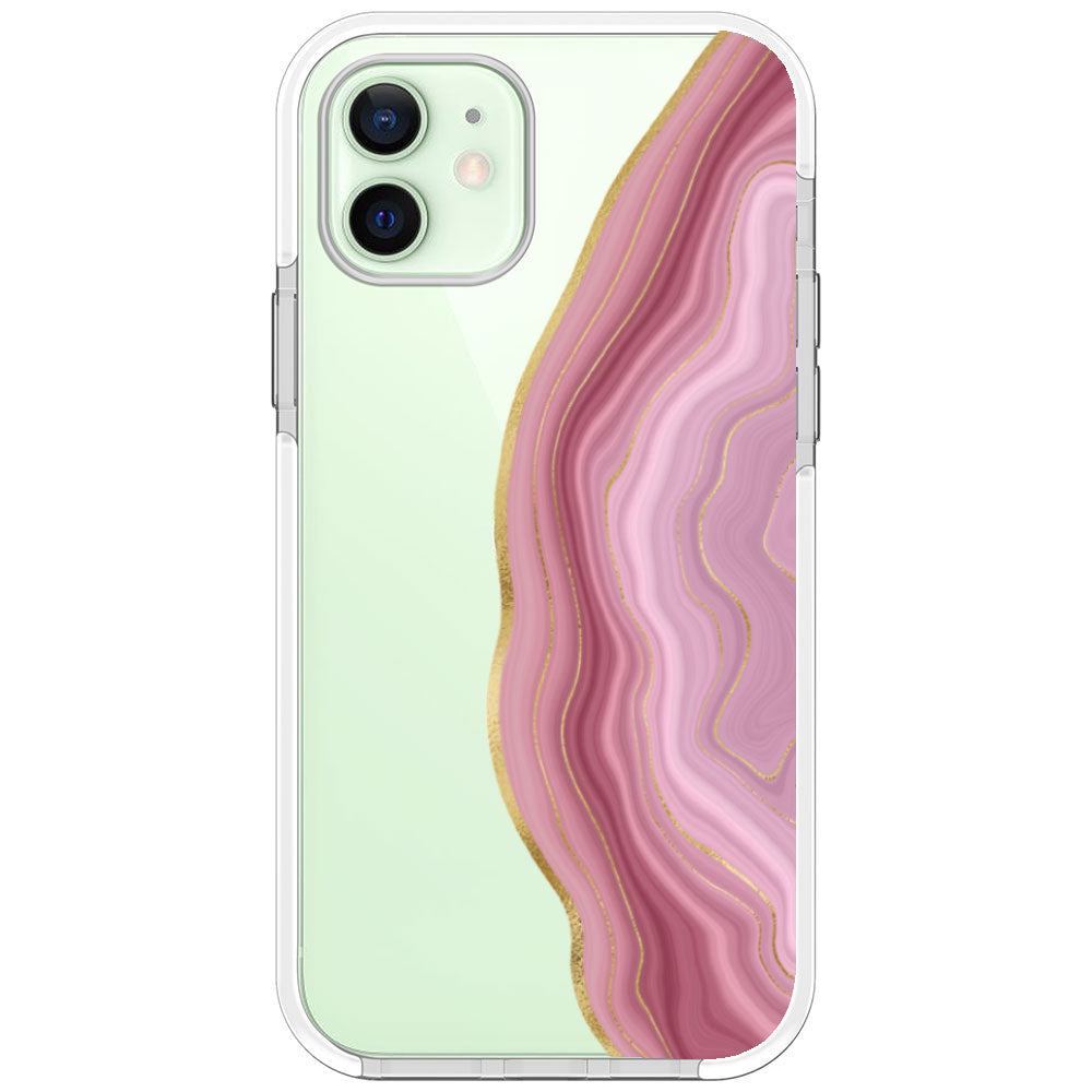 Can Can Pink Agate iPhone Case