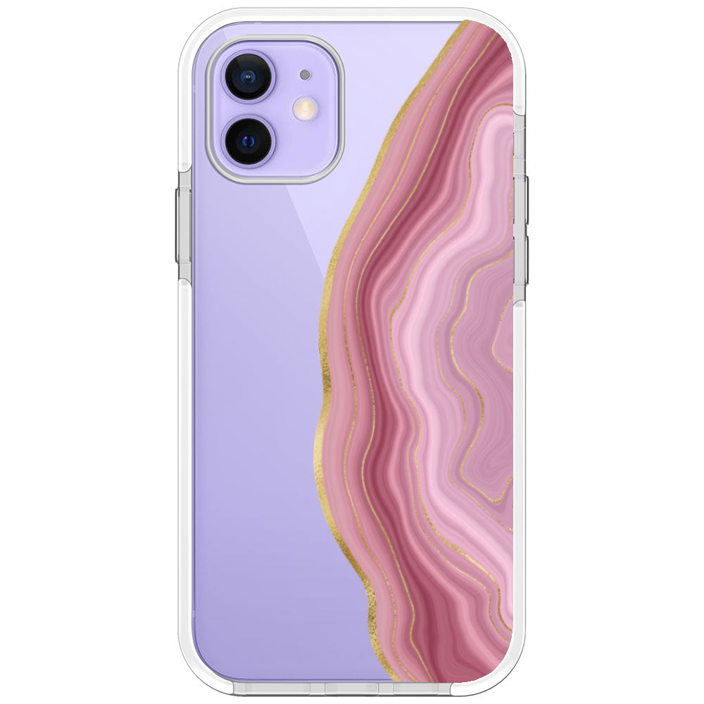 Can Can Pink Agate iPhone Case