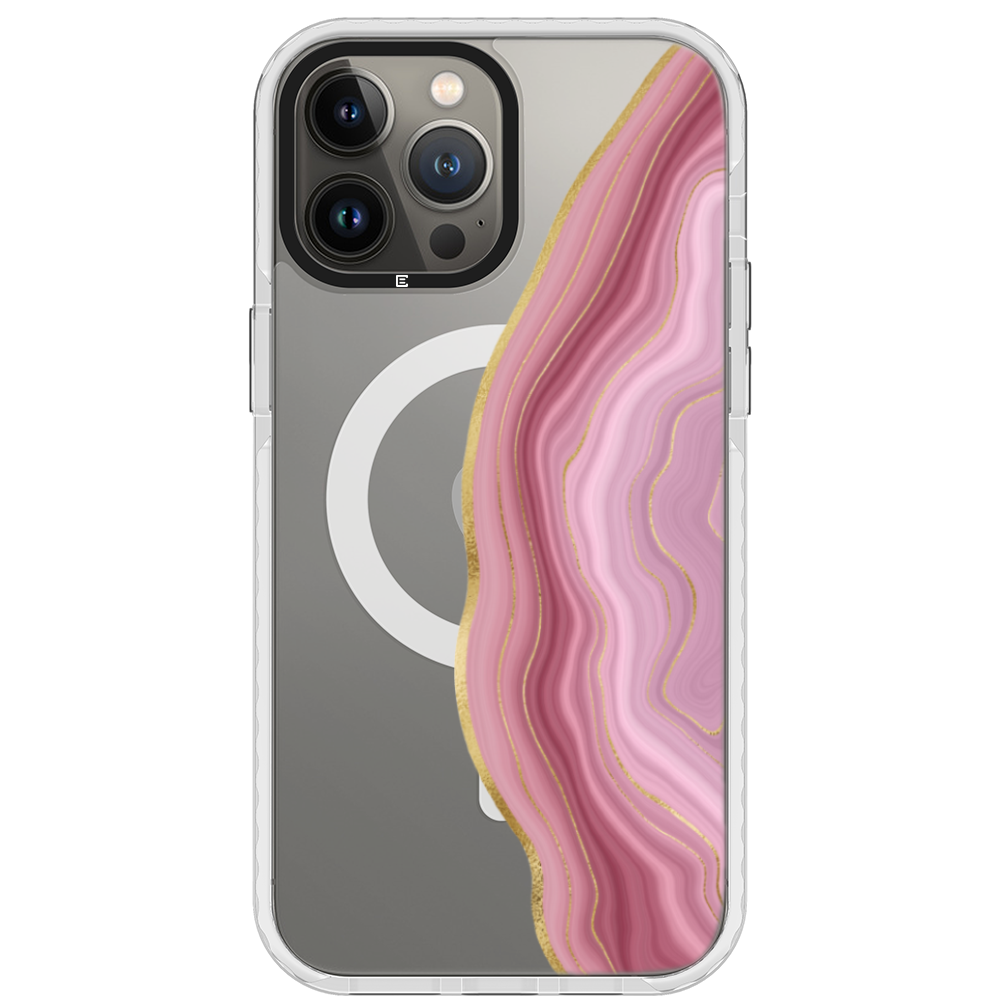 Can Can Pink Agate iPhone Case