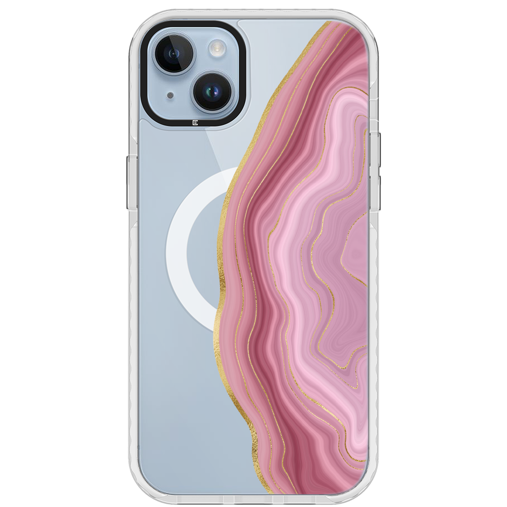 Can Can Pink Agate iPhone Case