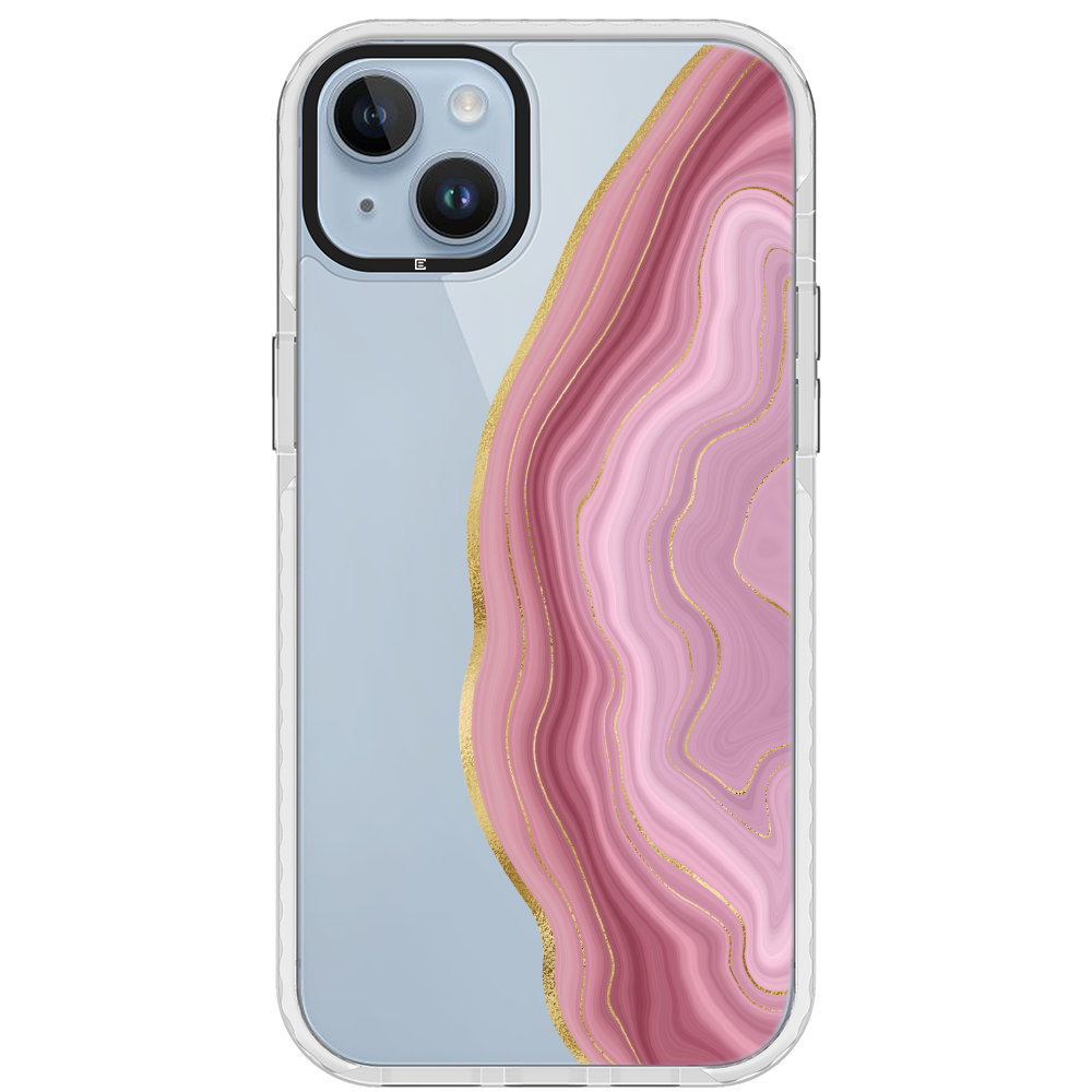 Can Can Pink Agate iPhone Case