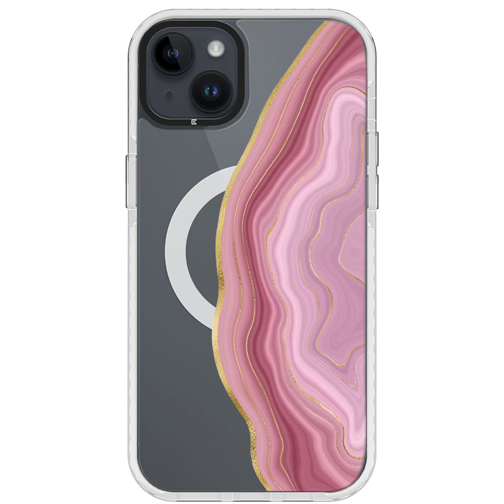 Can Can Pink Agate iPhone Case