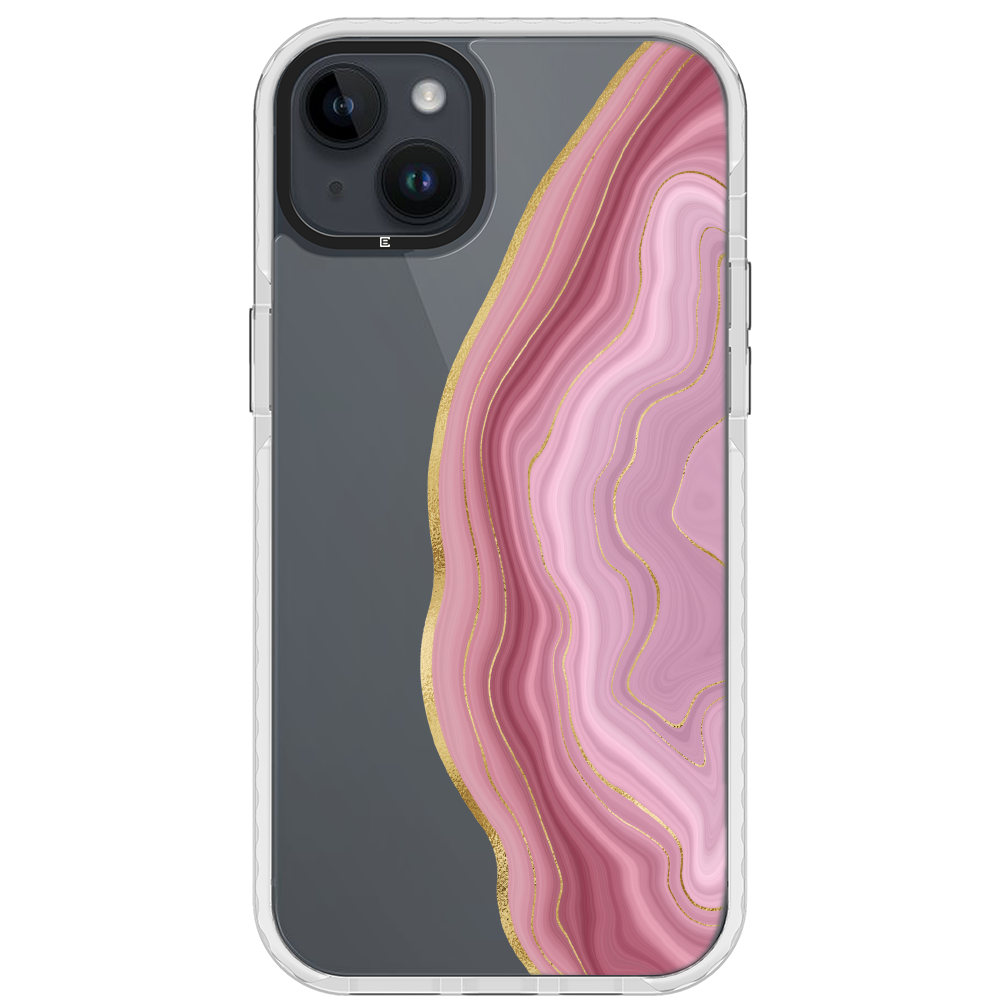 Can Can Pink Agate iPhone Case