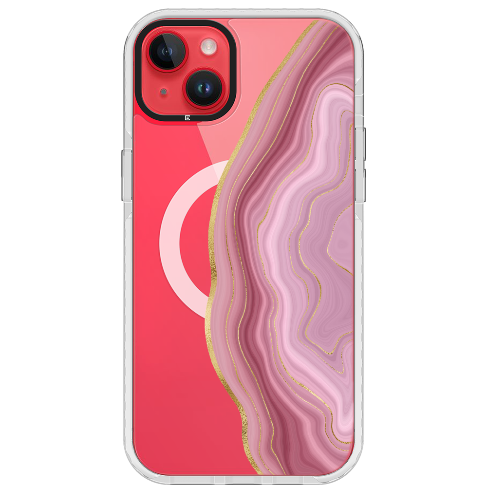 Can Can Pink Agate iPhone Case