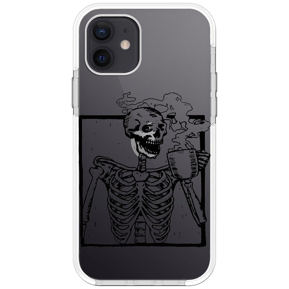 Coffee Skeleton Impact iPhone Case