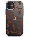 Baby Dachshund Collage Impact iPhone Case