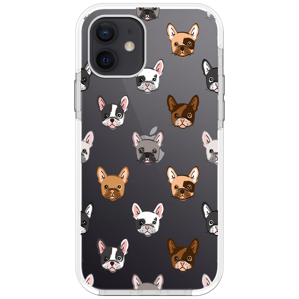 Frenchie Faces Impact iPhone Case