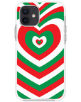 Candy Cane Impact iPhone Case