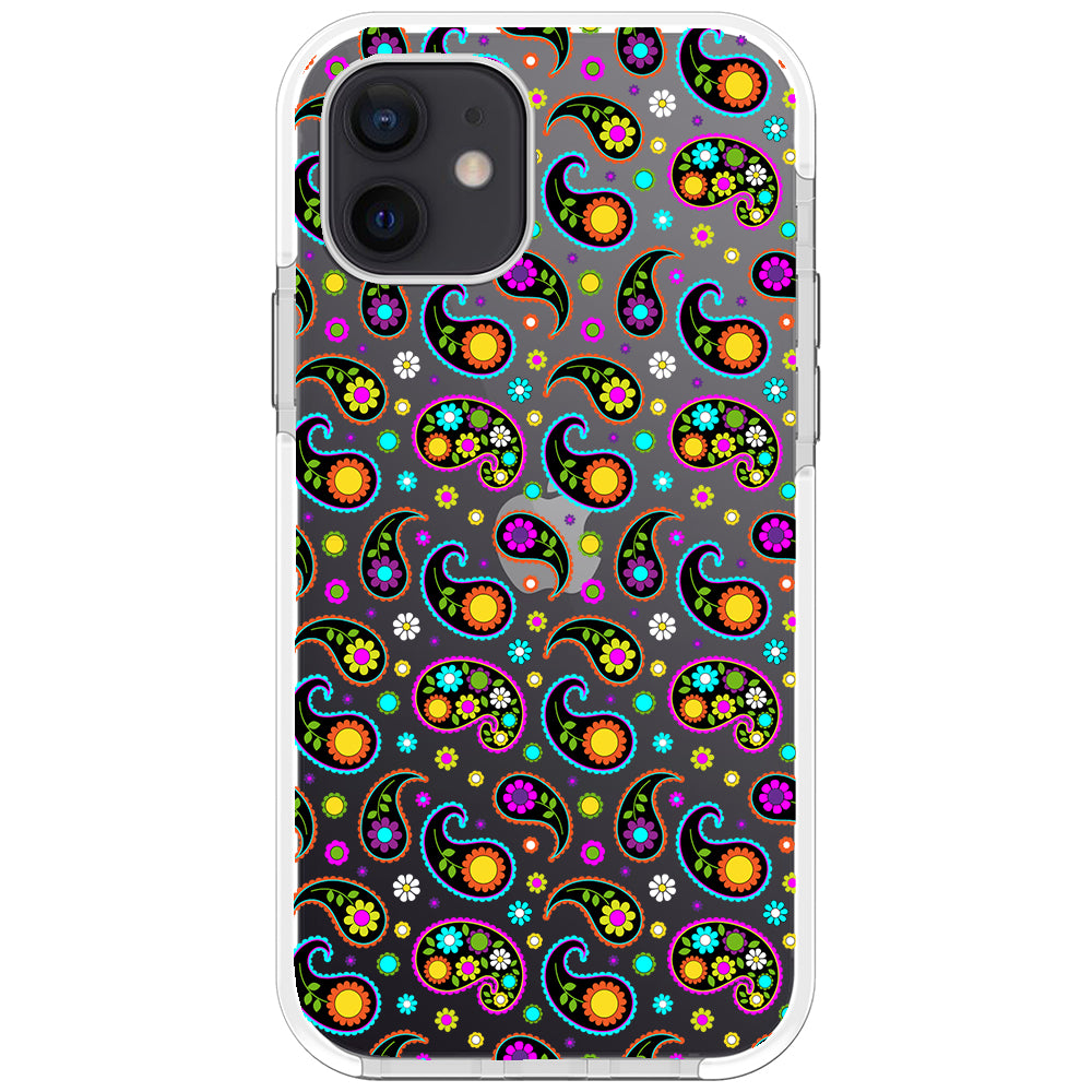 Colorful Paisley Impact iPhone Case