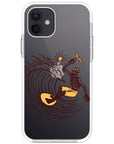 Surfing Skeleton Impact iPhone Case