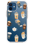 Pumpkin Spice Latte Collage iPhone Case