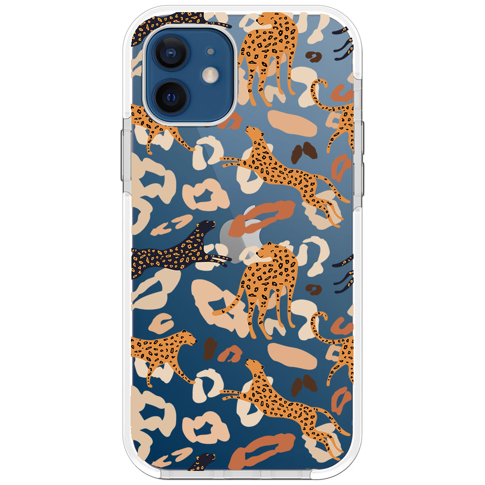 Abstract Leopard Impact iPhone Case