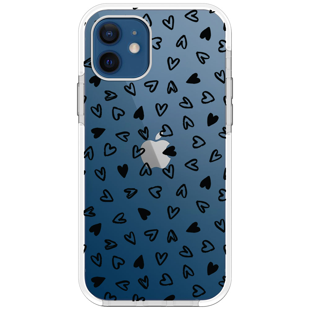 Little Hearts Impact iPhone Case