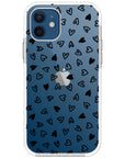 Little Hearts Impact iPhone Case