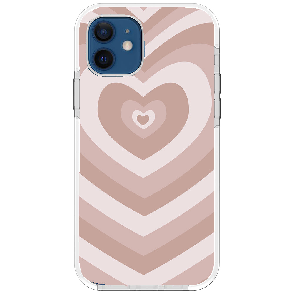 Nude Heart Impact iPhone Case