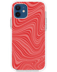 Psychedelic  Red Swirl iPhone Case