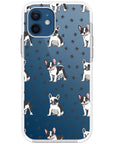 Frenchies Paws Collage Impact iPhone Case