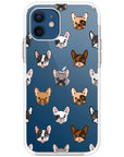 Frenchie Faces Impact iPhone Case