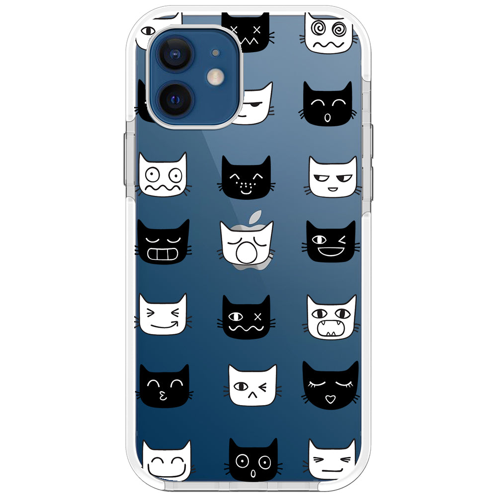 Cat Faces Impact iPhone Case