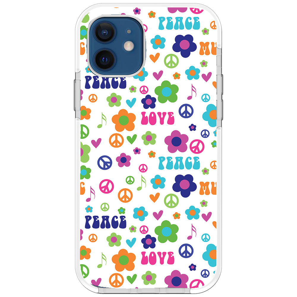 Love and Peace Impact iPhone Case