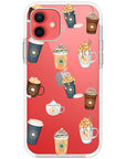 Pumpkin Spice Latte Collage iPhone Case