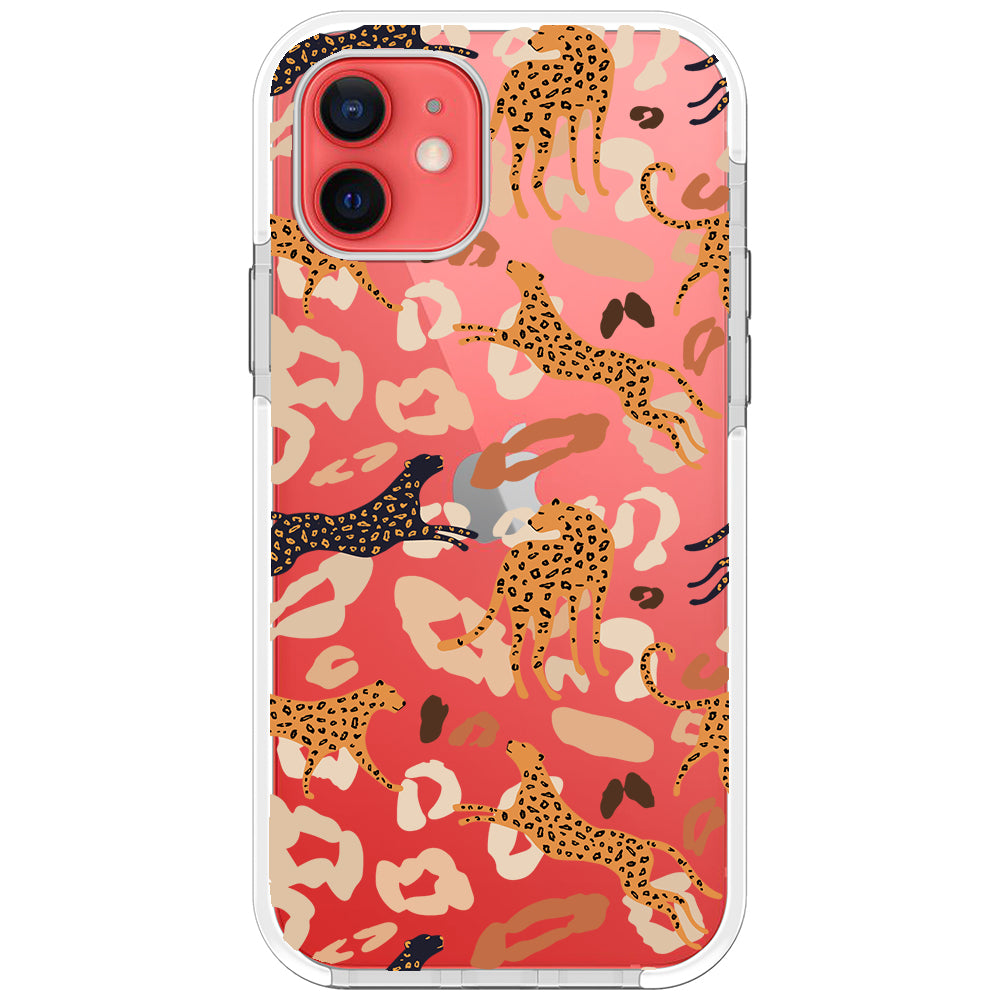 Abstract Leopard Impact iPhone Case