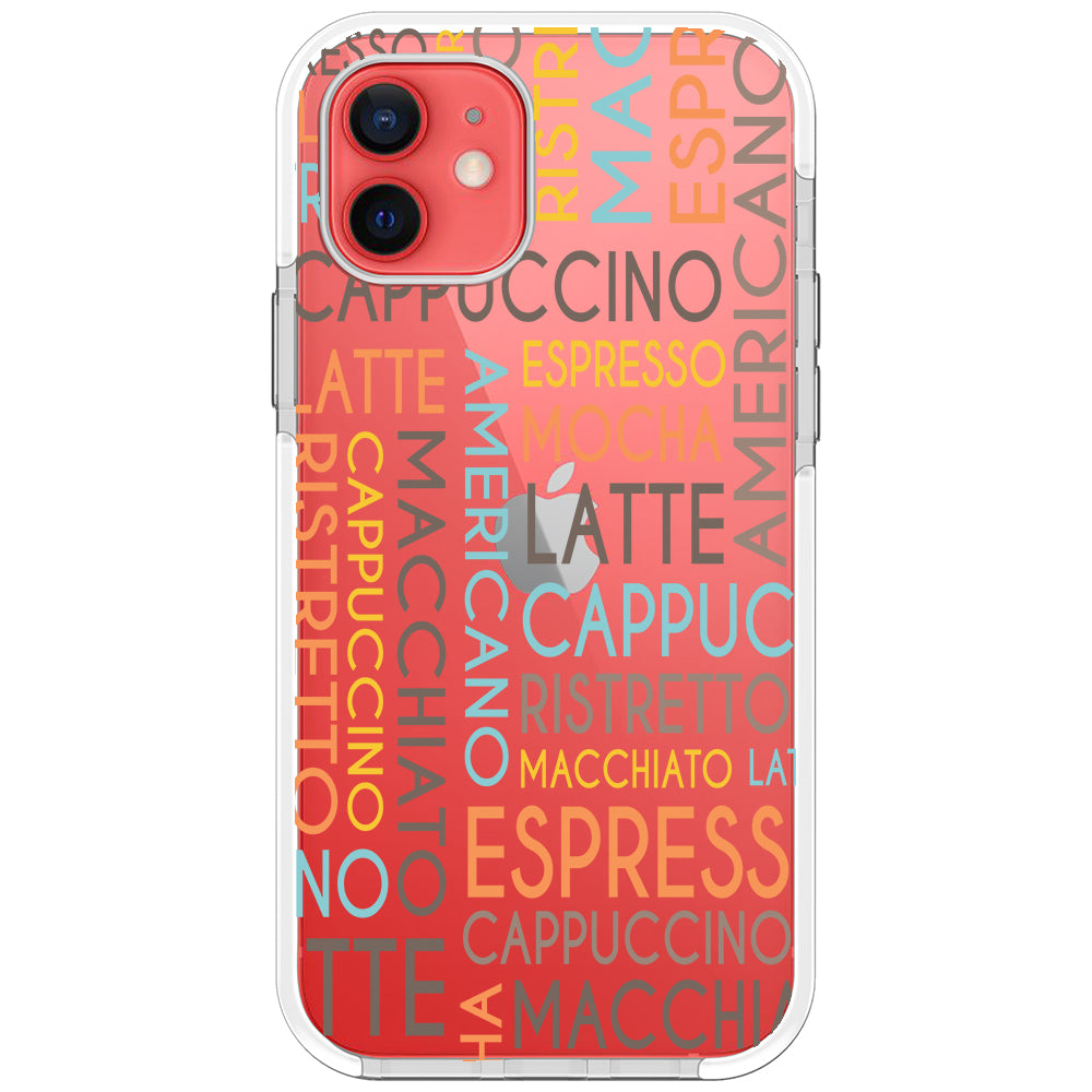 Coffee Names Impact iPhone Case