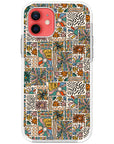 Spring Groovy Pattern Impact iPhone Case