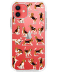 Beagle Hearts Impact iPhone Case