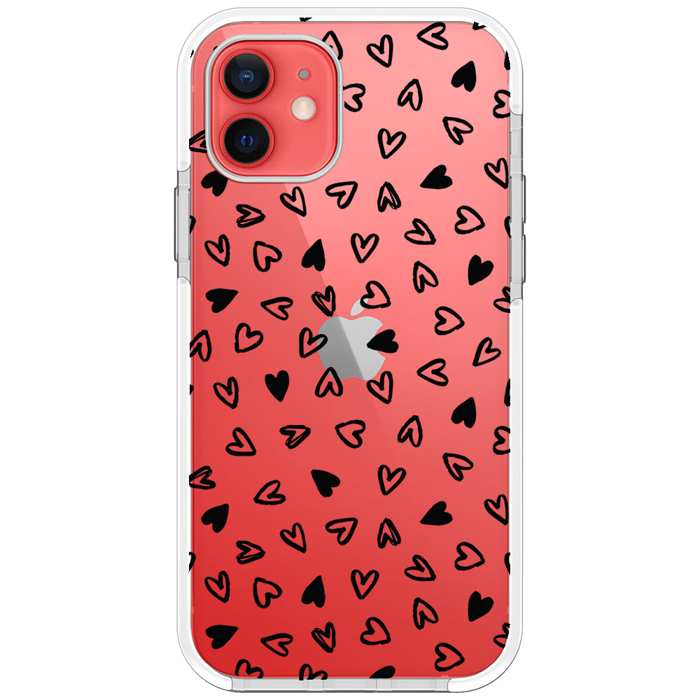 Little Hearts Impact iPhone Case