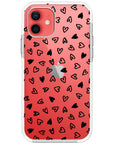 Little Hearts Impact iPhone Case