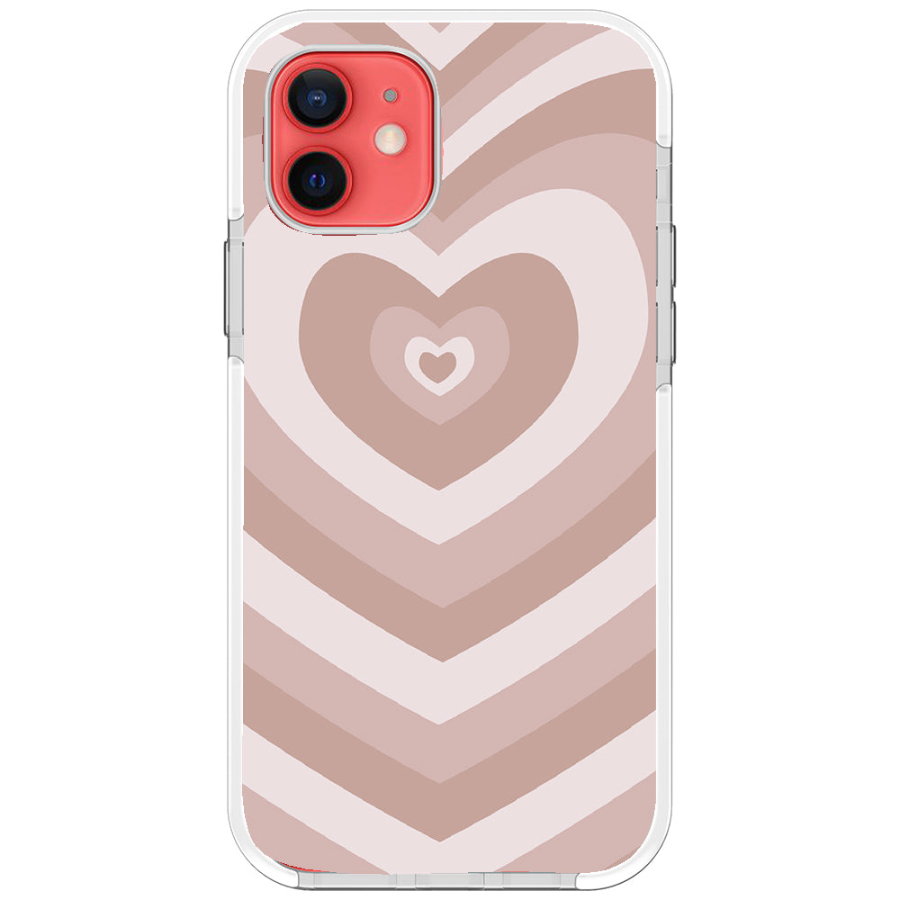 Nude Heart Impact iPhone Case