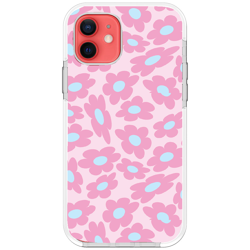 Pastel Warped Flower iPhone Case