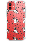 Frenchies Paws Collage Impact iPhone Case