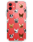 Frenchie Faces Impact iPhone Case