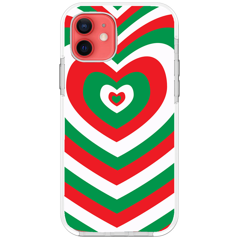 Candy Cane Impact iPhone Case