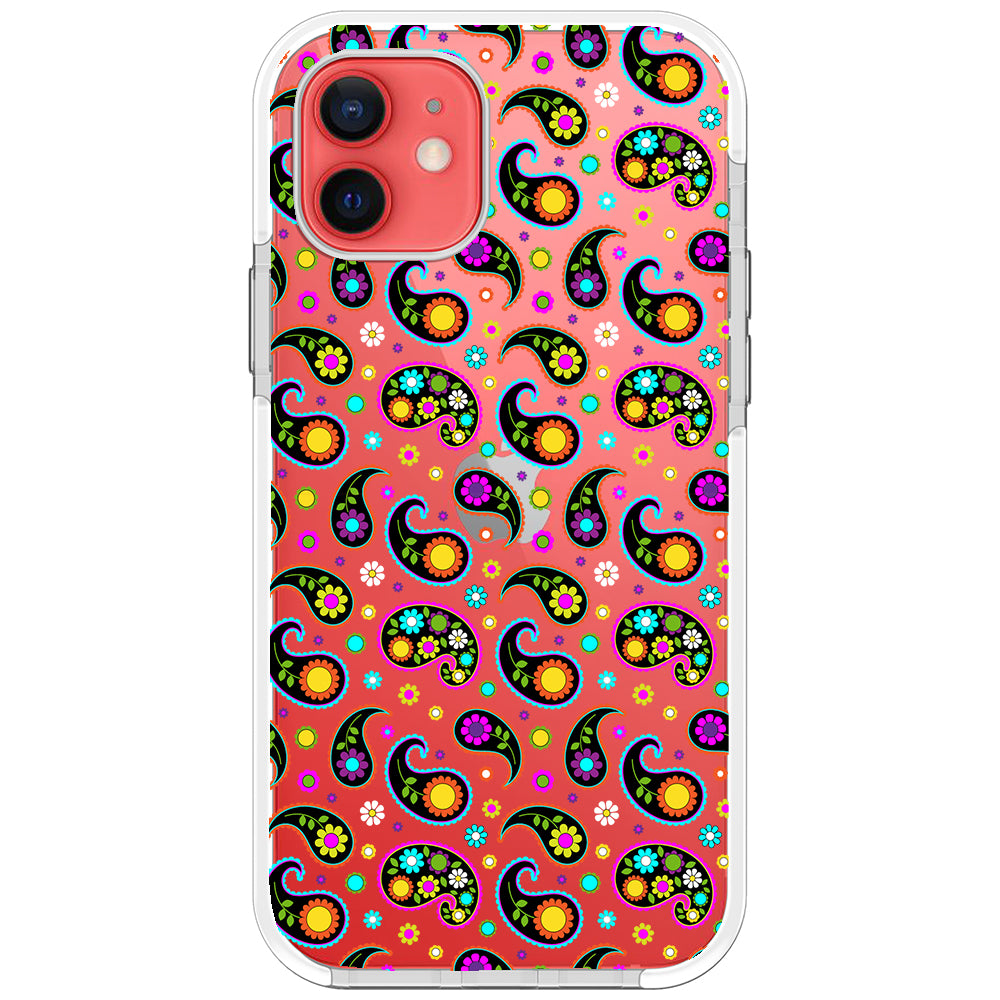 Colorful Paisley Impact iPhone Case