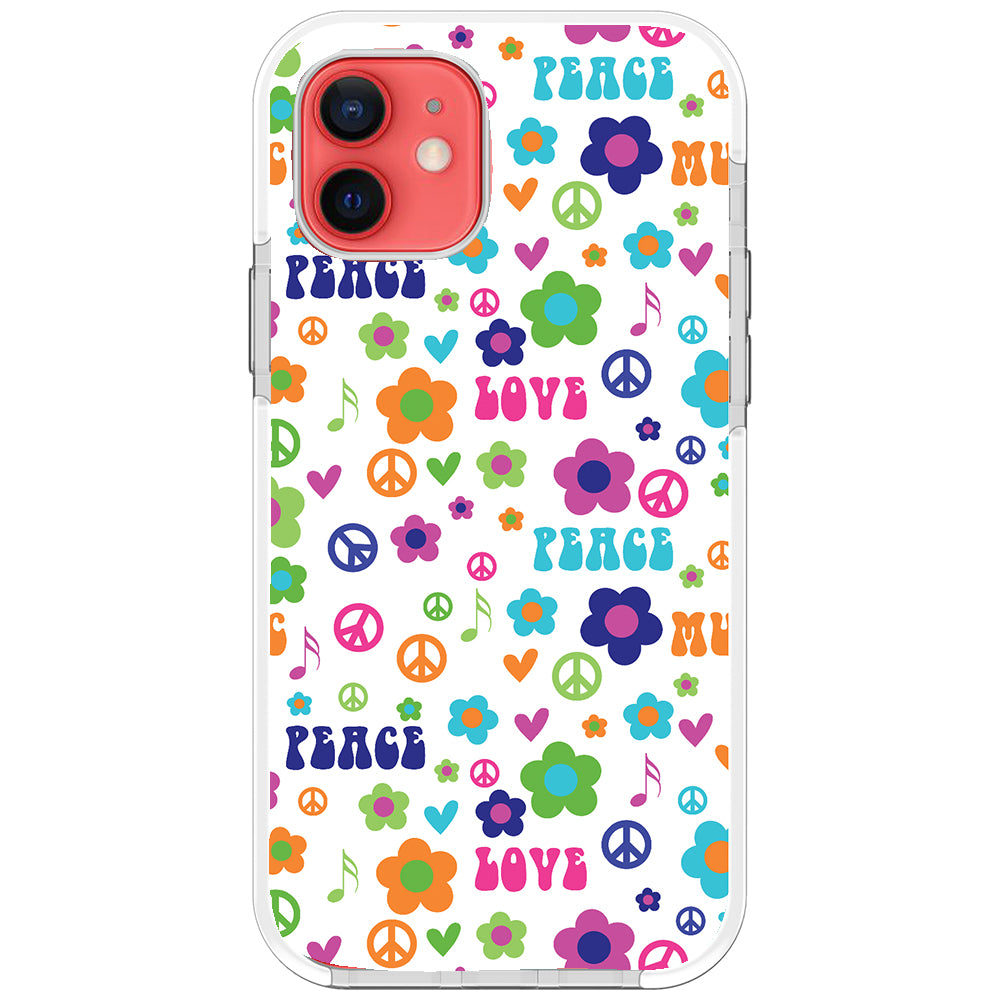 Love and Peace Impact iPhone Case