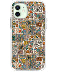 Spring Groovy Pattern Impact iPhone Case