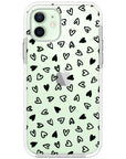 Little Hearts Impact iPhone Case