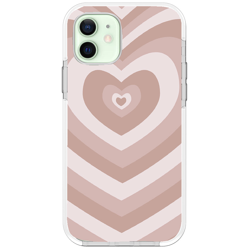 Nude Heart Impact iPhone Case