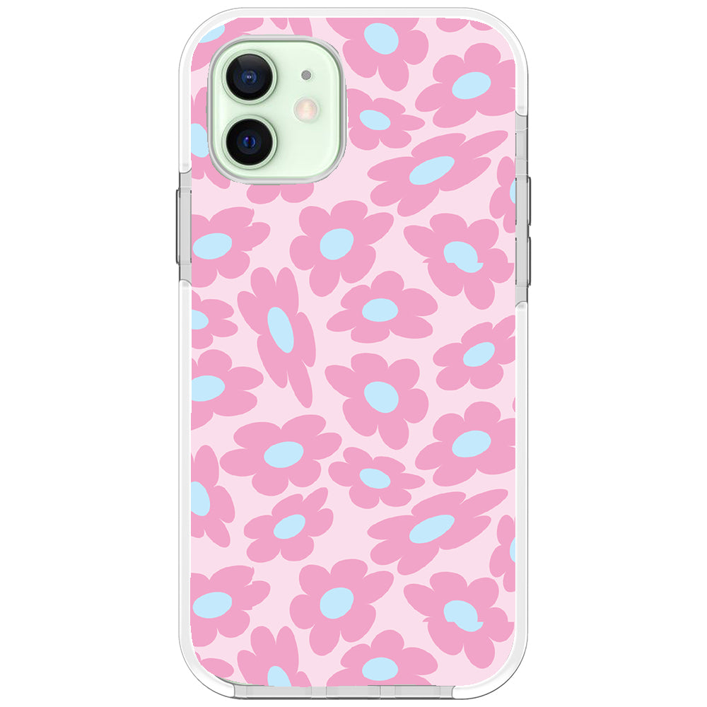 Pastel Warped Flower iPhone Case