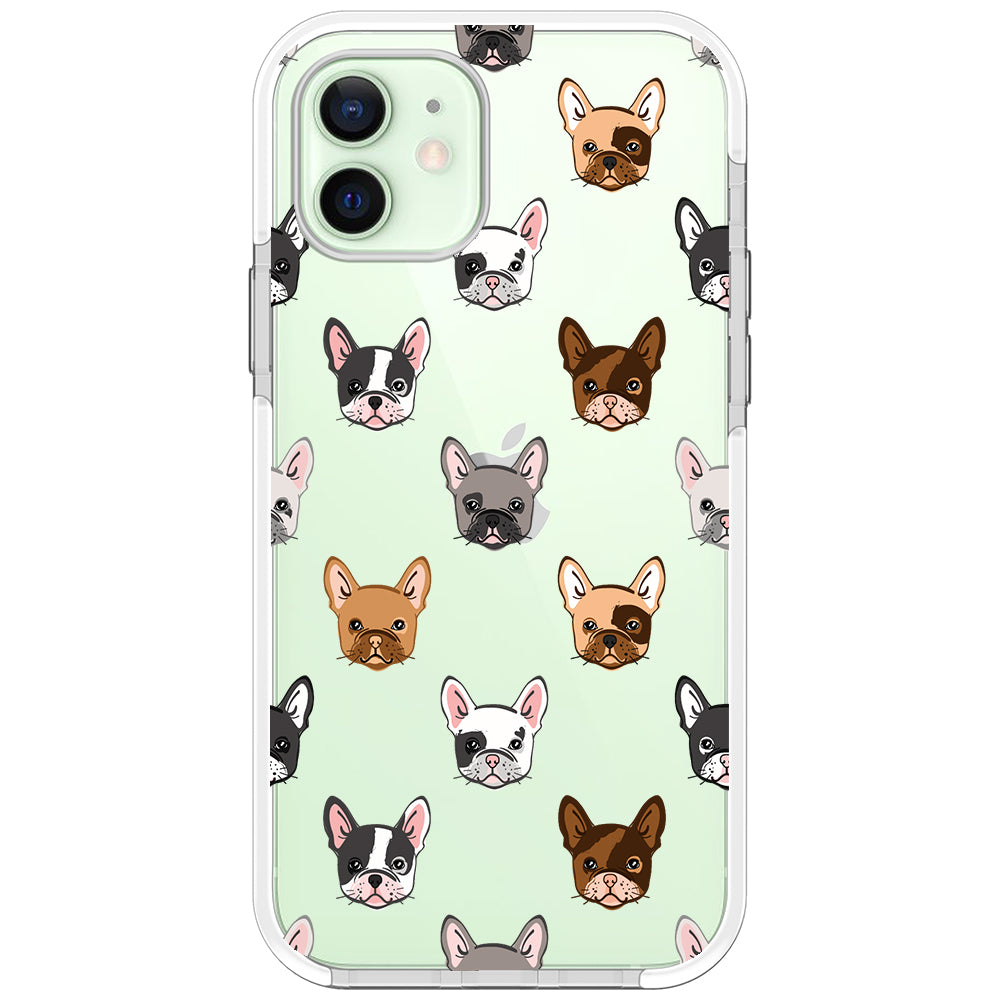 Frenchie Faces Impact iPhone Case