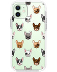 Frenchie Faces Impact iPhone Case