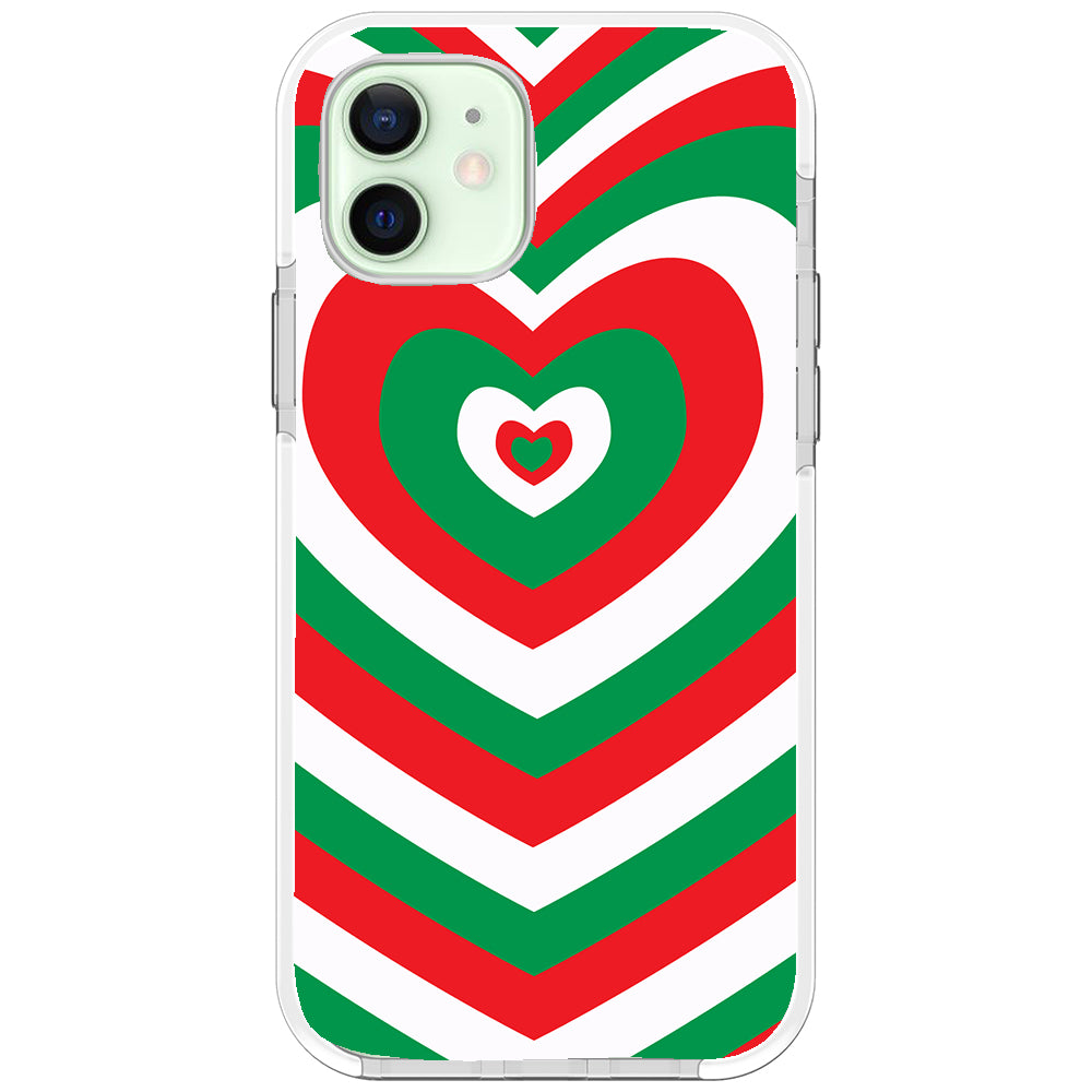 Candy Cane Impact iPhone Case